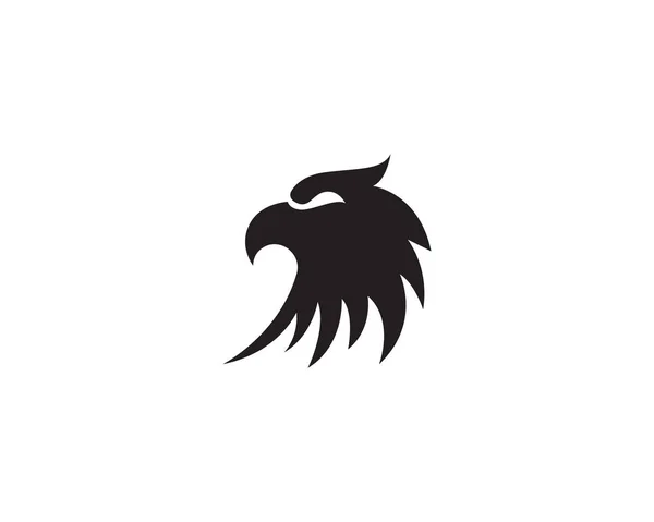 Adler Kopf Vogel Logo Und Symbol — Stockvektor