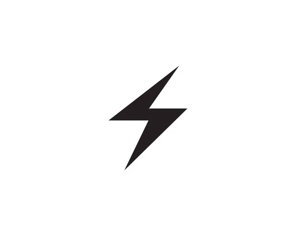 Flash Thunderbolt Template Vektor Icon Illustration — Stockvektor
