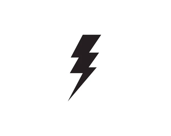 Flash Thunderbolt Template Vektor Icon Illustration — Stockvektor