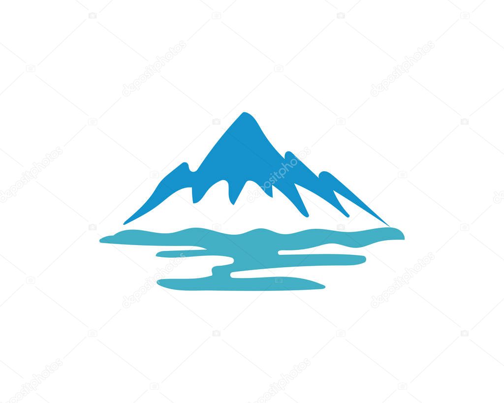 Mountain Logo Business Template Vecto