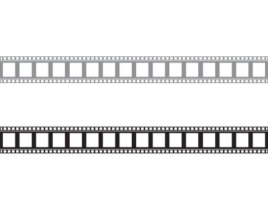 film strip simgesi vektör illüstrasyon şablonu tasarımı