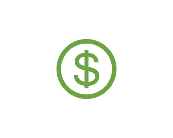 Peníze Vektorové Ikonu Obrázku Desig — Stockový vektor