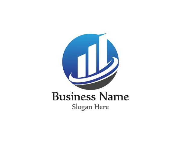Finanz Logo Und Symbole Vektor Konzept Illustratio — Stockvektor