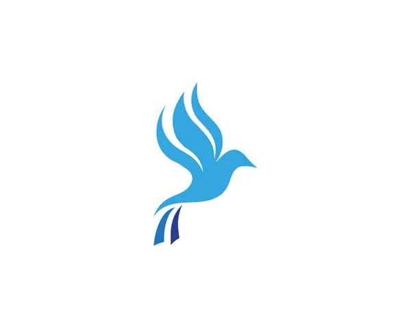 Kuş Kanat Logo Vektör — Stok Vektör