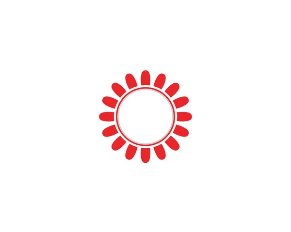 Sol logo vector plantillas — Archivo Imágenes Vectoriales
