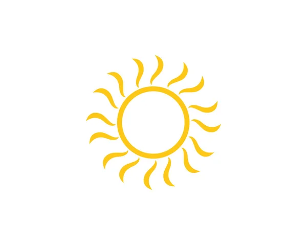 Sol logo vector plantillas — Archivo Imágenes Vectoriales