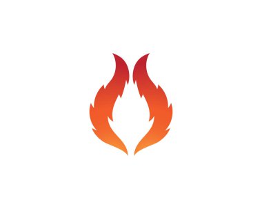 Yangın alev Logo şablonu vektör simge petrol, gaz ve enerji logo