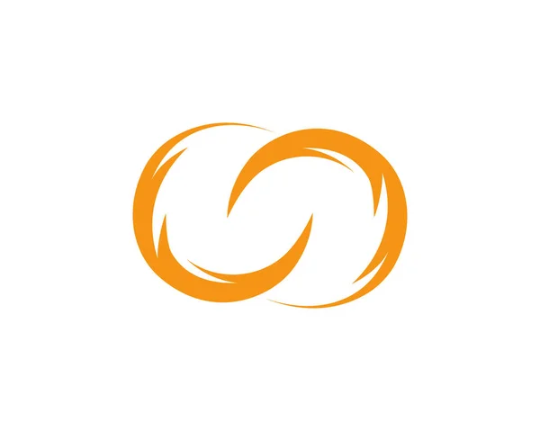 火災炎のロゴのテンプレート ベクトル アイコン石油・ ガス ・ エネルギーのロゴ — ストックベクタ