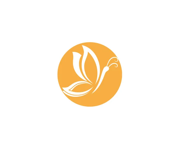 Mariposa Logo Plantilla Vector icono diseño vector — Vector de stock