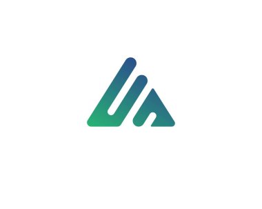 logo ve sembol iş soyut tasarım şablonu vecto piramit