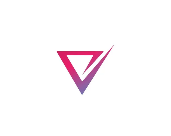 Логотип и символ пирамиды Бизнес абстрактный дизайн векто — стоковый вектор