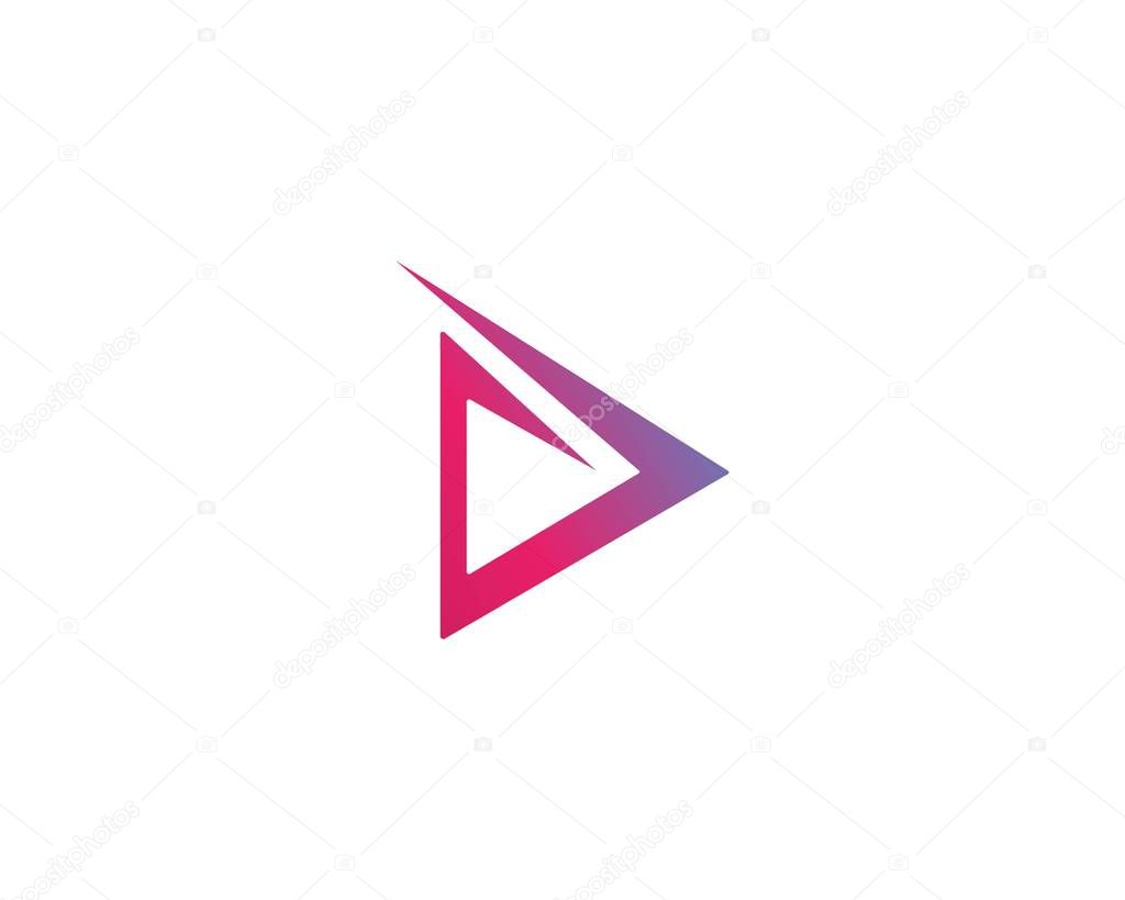 pyramid logo and symbol Business abstract design template  vecto