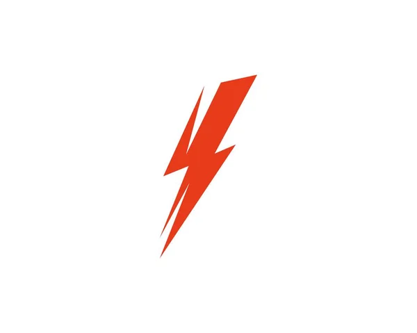 Flash thunderbolt logo szablon wektor — Wektor stockowy