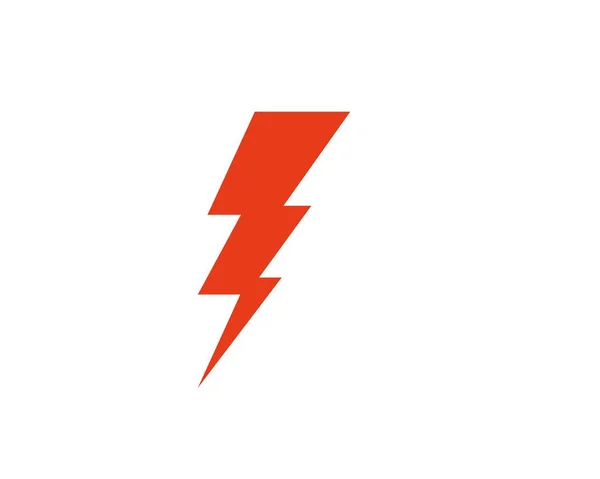 Flash thunderbolt logo szablon wektor — Wektor stockowy