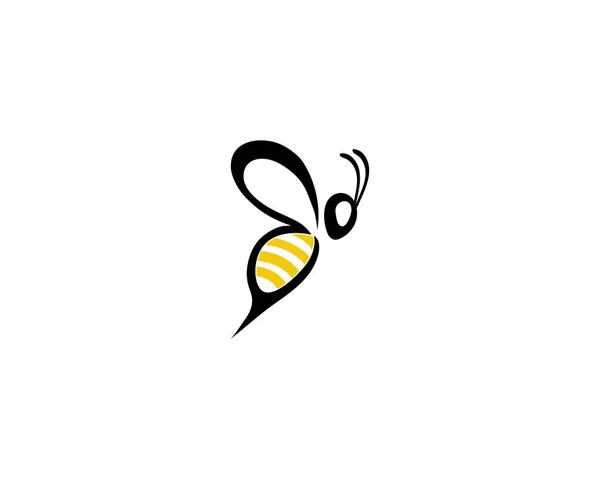 Logotipo da abelha e modelos de vetor de símbolo — Vetor de Stock