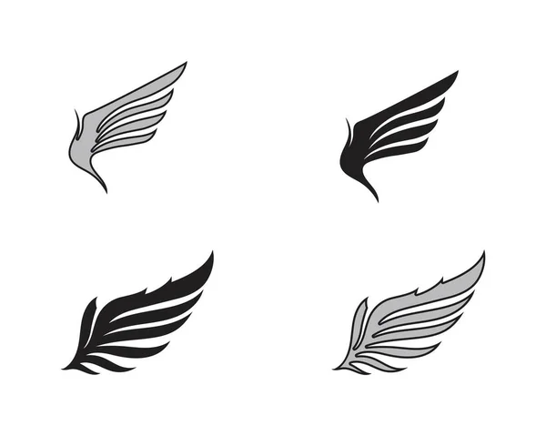 Логотип птаха сокола крила — стоковий вектор