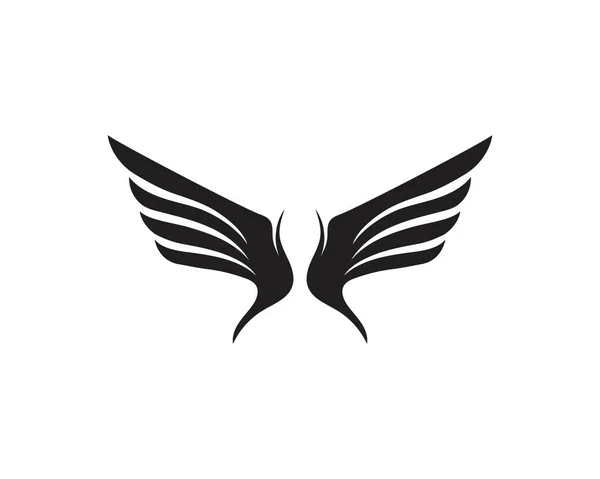 Logotipo de pássaro de falcão asa — Vetor de Stock