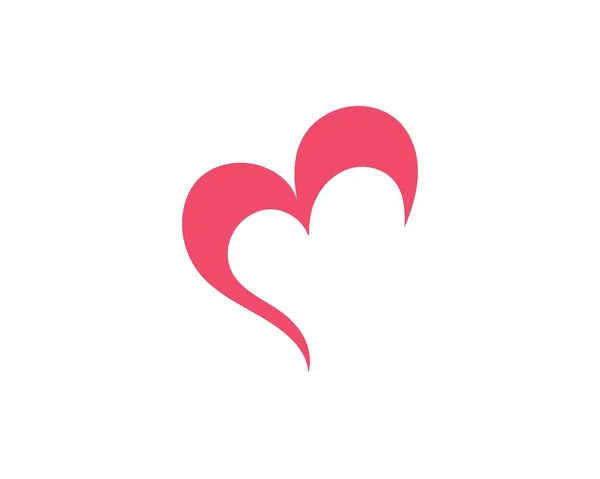 Логотип і шаблон кохання серця — стоковий вектор