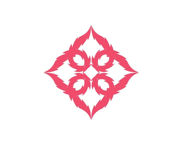 Love heart Logo und Vorlage — Stockvektor