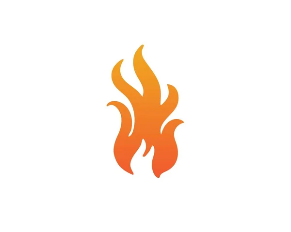 Tűz láng vektor illusztráció tervezés — Stock Vector