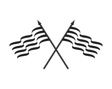 şablonu logo ve sembol vektörel çizimler bayrak