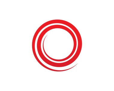 Daire logo ve sembolleri vektörel çizimler