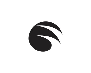 Su dalgası simge vektörü