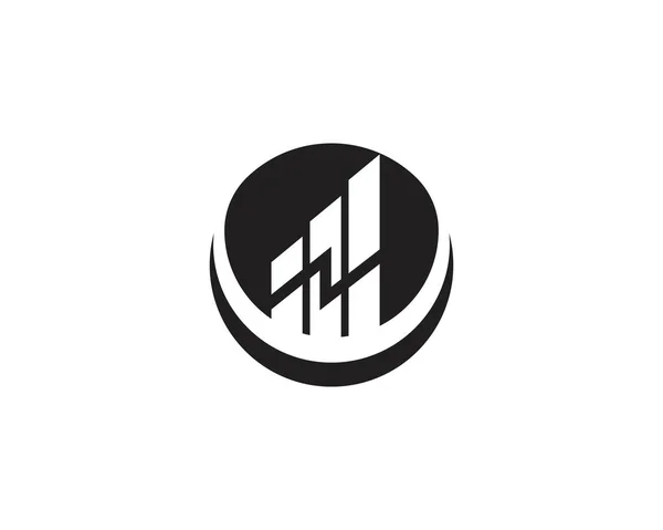 Modèle de logo de financement des entreprises — Image vectorielle