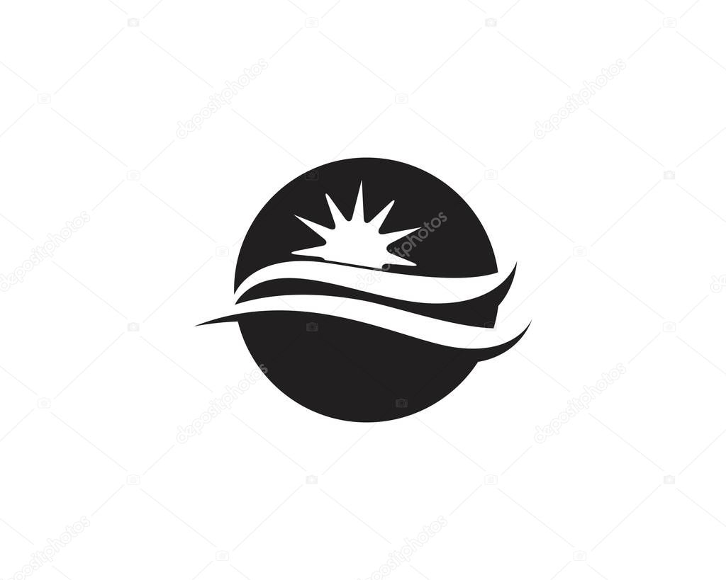 Sun Vector illustration Icon Logo Template design