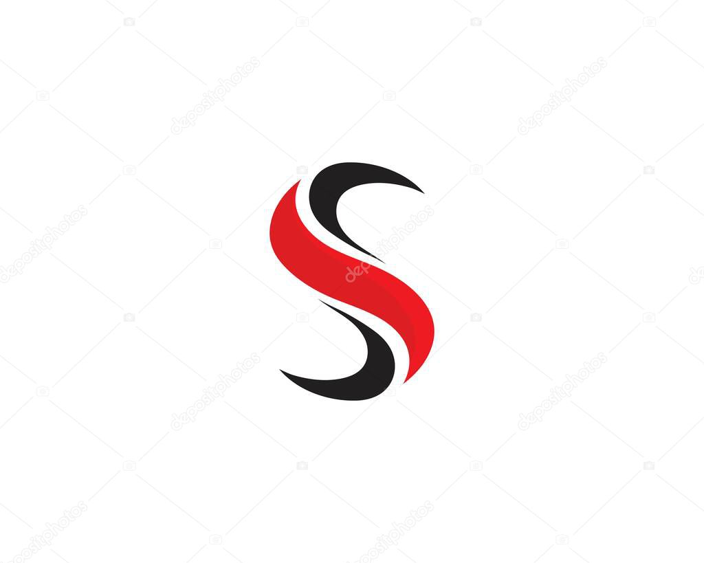 Business corporate S letter logo design vector
