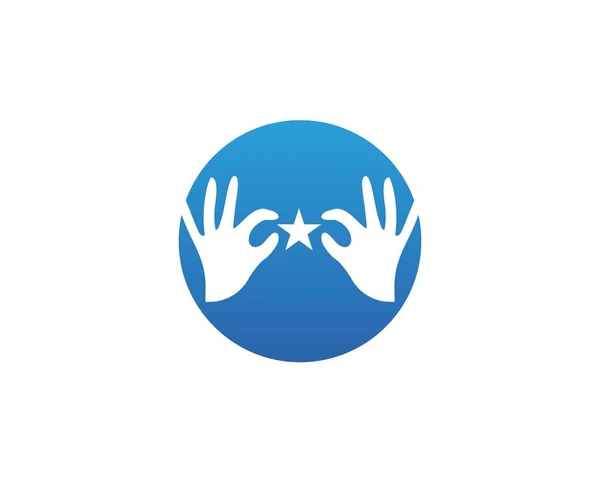 Handpflege-Logo und Symbole Vorlage-Symbol — Stockvektor