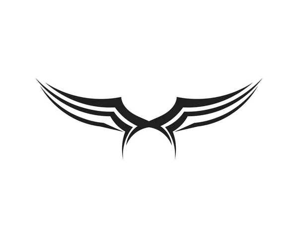 Wing Falcon Logo Template vector illustration — Stock Vector