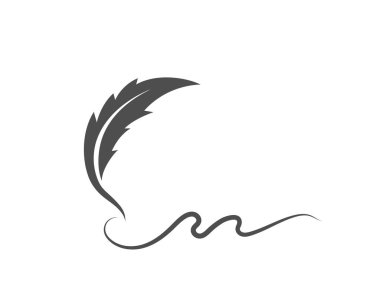 tüy logo vektör şablon işareti