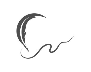 tüy logo vektör şablon işareti