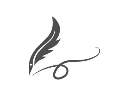 tüy logo vektör şablon işareti