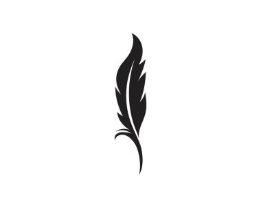 tüy logo vektör şablon işareti
