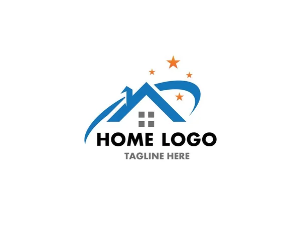 Ev onarım logo vektör şablonu ve sembolü — Stok Vektör