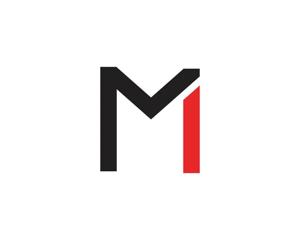 M letter logo sjabloon — Stockvector