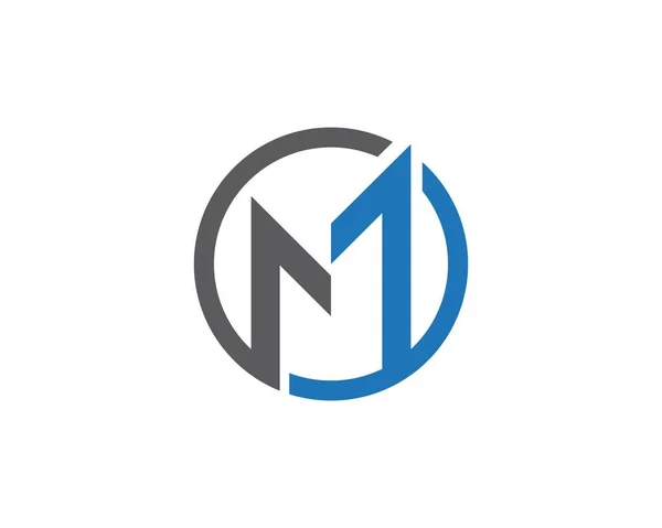 Шаблон логотипа M — стоковый вектор