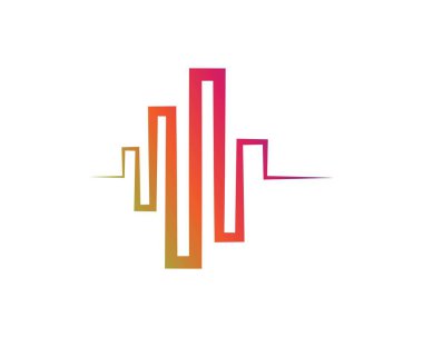 Ses dalgaları illüstrasyon vektör