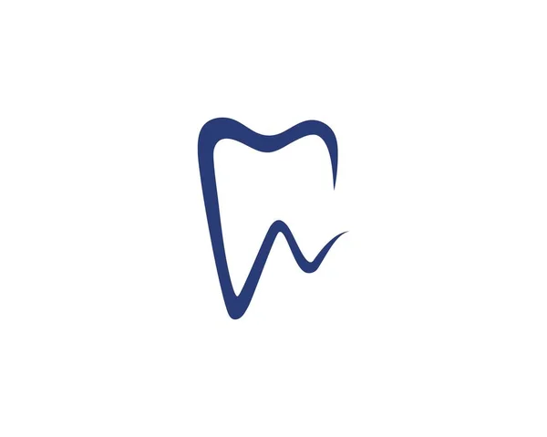 Ilustração do vetor do modelo do logotipo dental —  Vetores de Stock