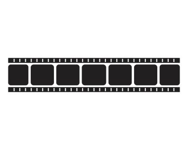 Film şeridi vektör şablon illüstrasyon tasarımları