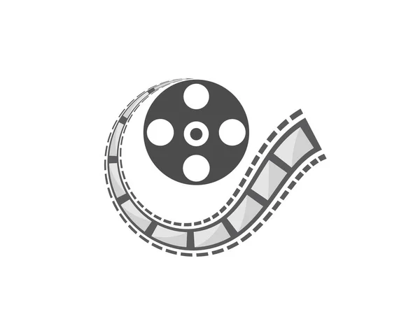 Filmstreifen-Vektorvorlage Illustrationsdesigns — Stockvektor