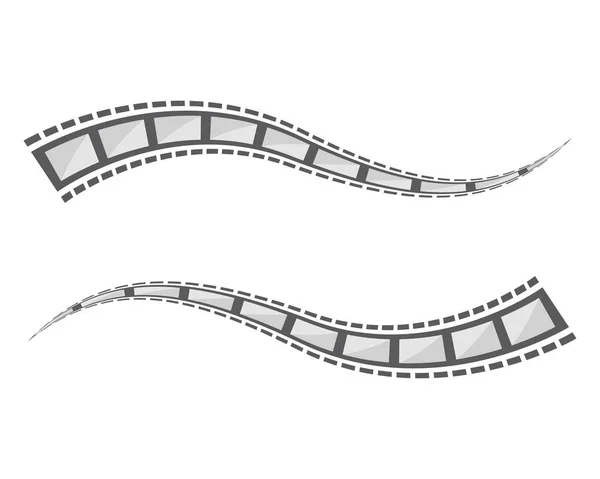 Vektorová šablona filmového pásu ilustrace návrhy — Stockový vektor