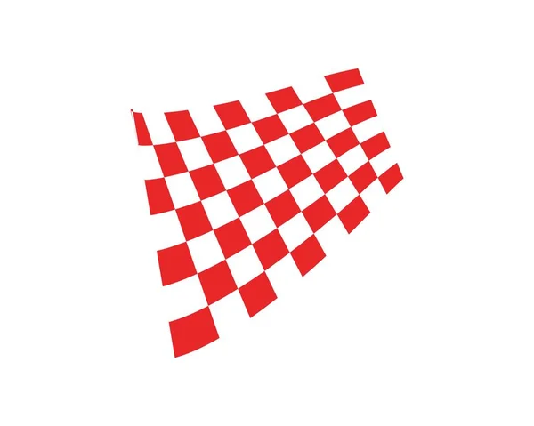 Logotipo de la plantilla de bandera y vectores de símbolo — Vector de stock