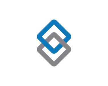 Daire logo ve sembolleri vektörel çizimler