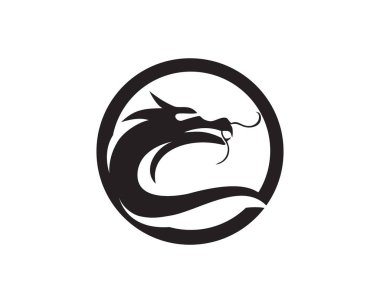 Ejderha vektör simgesi illüstrasyon