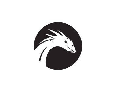 Ejderha vektör simgesi illüstrasyon