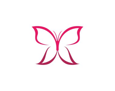 Güzellik kelebek simgesi tasarım