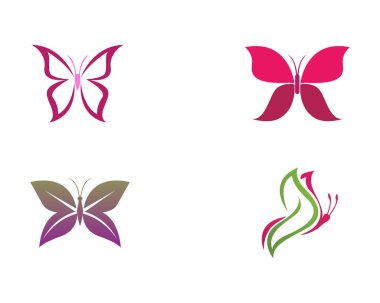 Güzellik kelebek simgesi tasarım